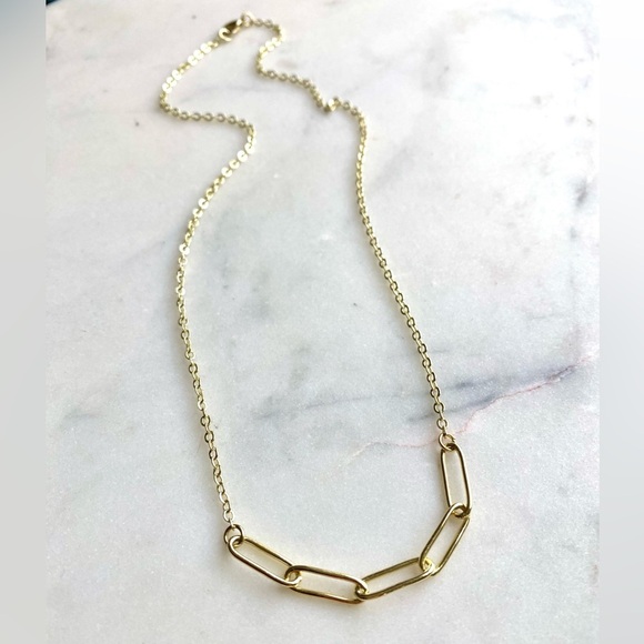 ✨Handmade/Handcrafted Dainty 18k Gold Plated Necklace - Picture 2 of 3